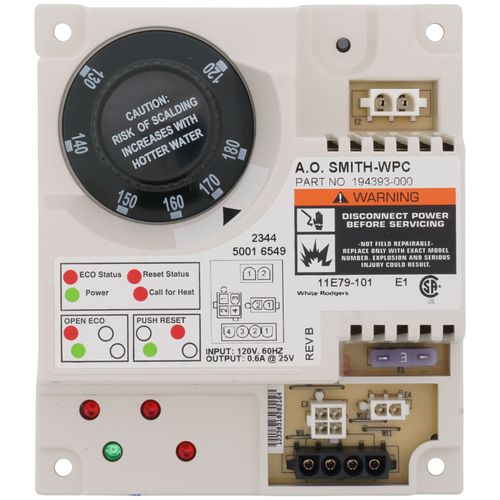 A.O. Smith 100109945 Replacement Digital Thermostat Control