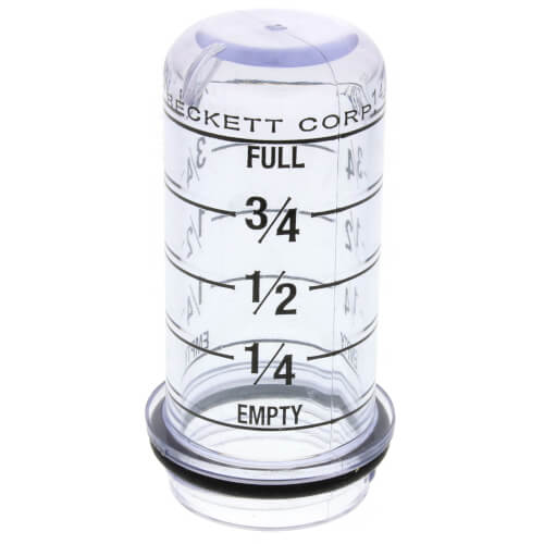 Beckett 14495 Standard King Gauge Replacement Plastic Vial with Gaskets