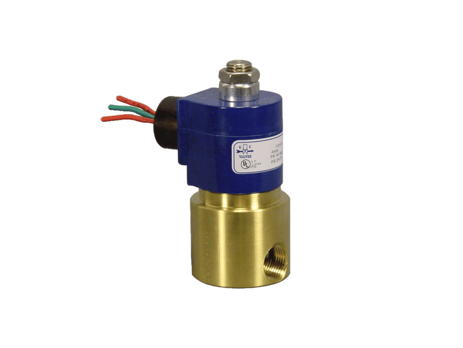Asco GC Valves S402GF02V9BF5 1/4" NPT Brass Solenoid Valve