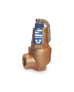 Conbraco 10-608-20 Bronze Pressure Relief Valve, Hot Water, 100 PSI, 2" NPT Female