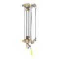 Apollo Valves 2460100 1/2" Chain Lever Water Gauge with 12" Glass & Rod