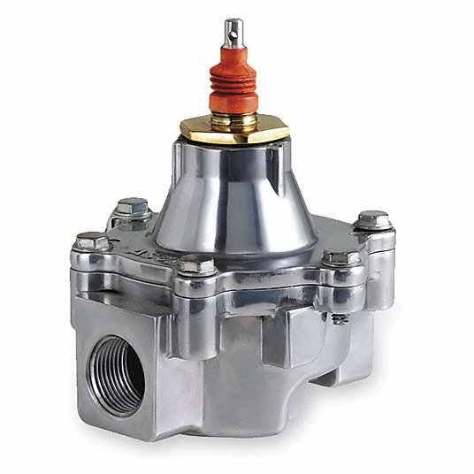 Asco HV216 1-1/2" Normally Closed Aluminum Gas Shut-Off Solenoid Valve (150 PSI)