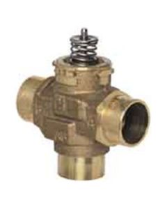Honeywell VCZMS6100 /U 3-way 1 in. sweat connection VC valve Assembly