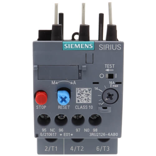 Siemens Overload Relay, 3RU2126-4AB0