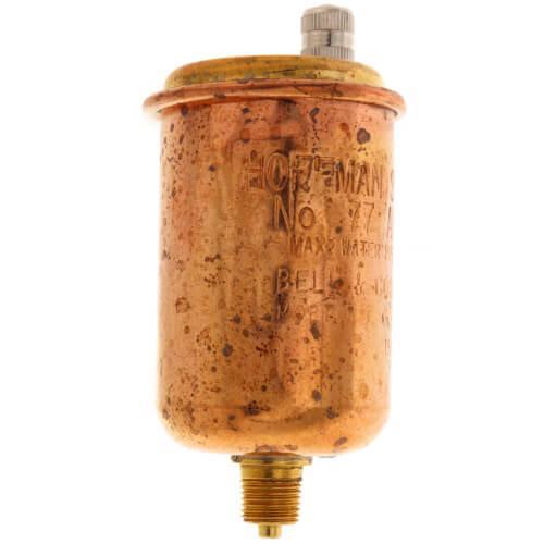 Hoffman 77, 1/8" Straight Water Vent Valve
