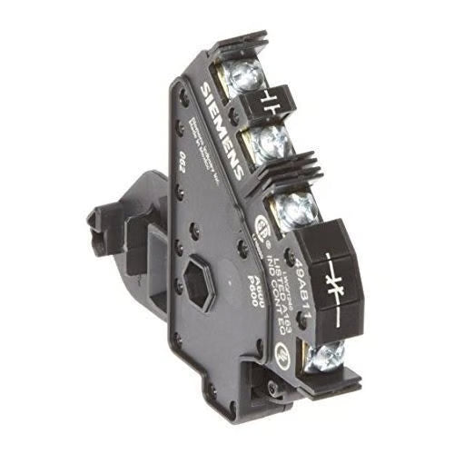 Siemens 49AB11 Auxiliary Contact, 600 VAC, 10 A, 1NO-1NC Contacts