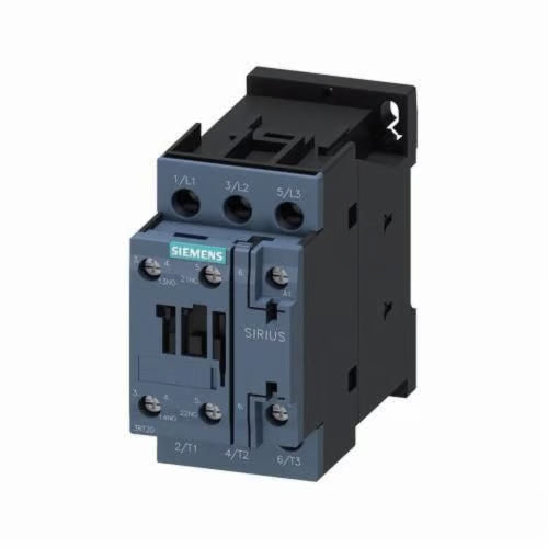 Siemens SIRIUS 3RT20251AK60 Power Contactor, 120 VAC V Coil, 16 A, 3NO Contact, 3 Poles