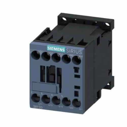 Siemens SIRIUS 3RT20161AK61 Power Contactor, 110/120 VAC V Coil, 9 A, 1NO Contact, 3 Poles