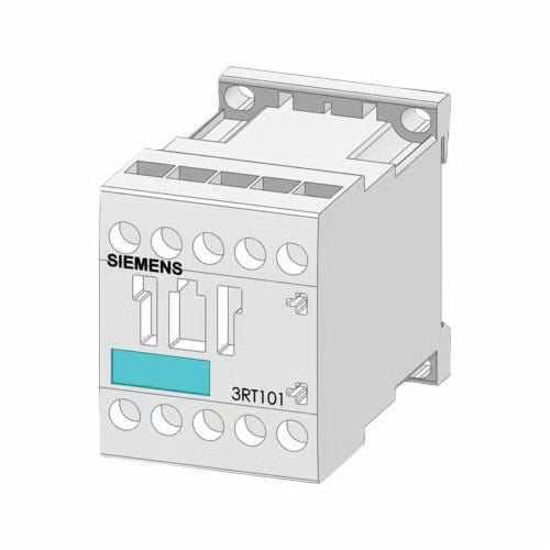 Siemens SIRIUS 3RT1017-1AK61 3-Phase Non-Reversing Standard IEC Contactor, 120 VAC V Coil, 1NO Contact, 3 Poles
