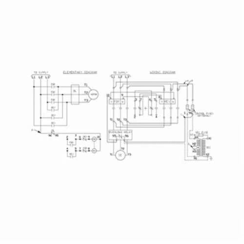 Siemens 14DUE32AA Class 14 Full Voltage Motor Starter, 110 to 120/220 to 240 VAC V Coil, Non-Reversing Action, 3 Poles, NEMA 1/Open Enclosure