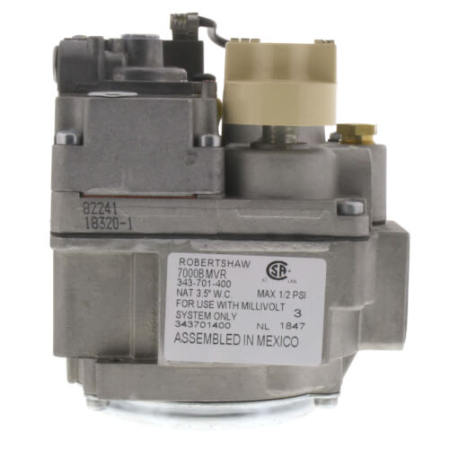 Robertshaw 3/4" X 3/4" Millivolt Combo Gas Valve (300,000)