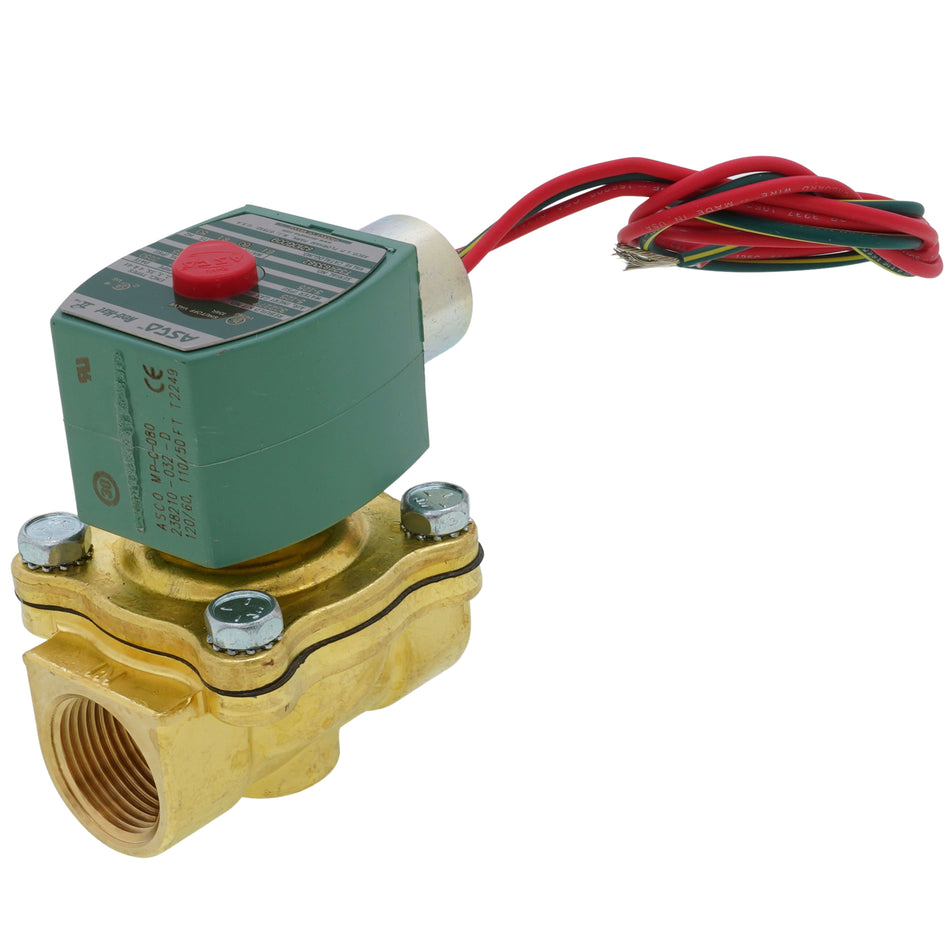 ASCO 8210G009 3/4" 2-Way Normally Closed Solenoid Valve (120V)