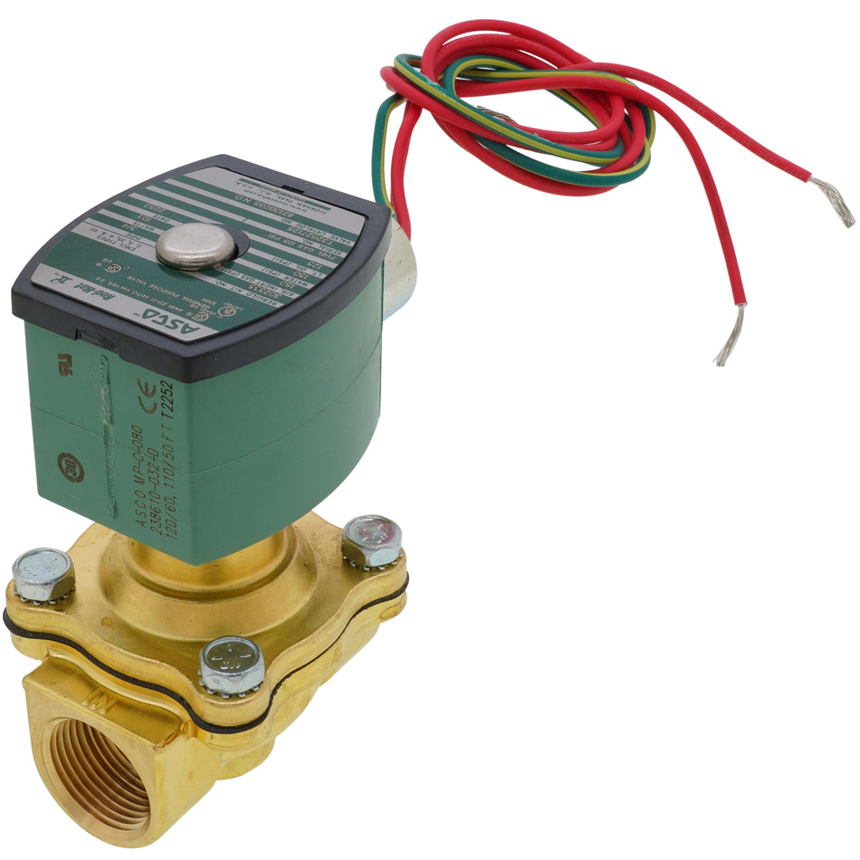 ASCO 8210G035 3/4" 2-Way Normally Open Solenoid Valve