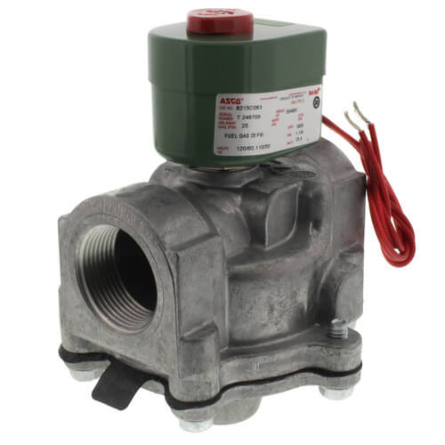 ASCO 8215C063 1-1/4" 2-Way Normally Open Solenoid Valve (120V)