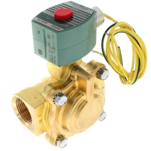 ASCO 8220G029 1-1/2" NPT 2-Way Normally Closed Solenoid Valve (120V)