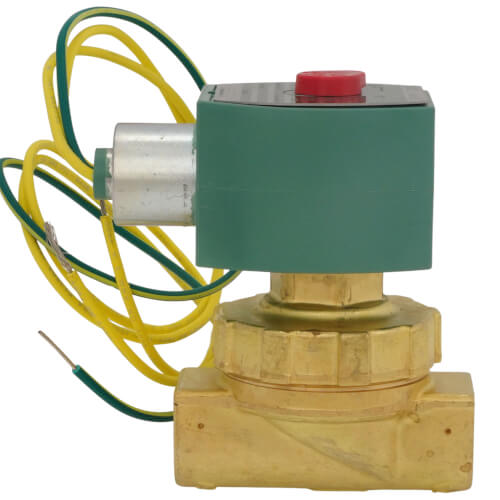 ASCO 8220G406 1/2" NPT 2-Way Normally Closed Hot Water/Steam Solenoid Valve (120V)
