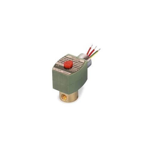 ASCO 8262G202V 1/4" 2-Way Normally Closed Brass Solenoid Valve (120V)