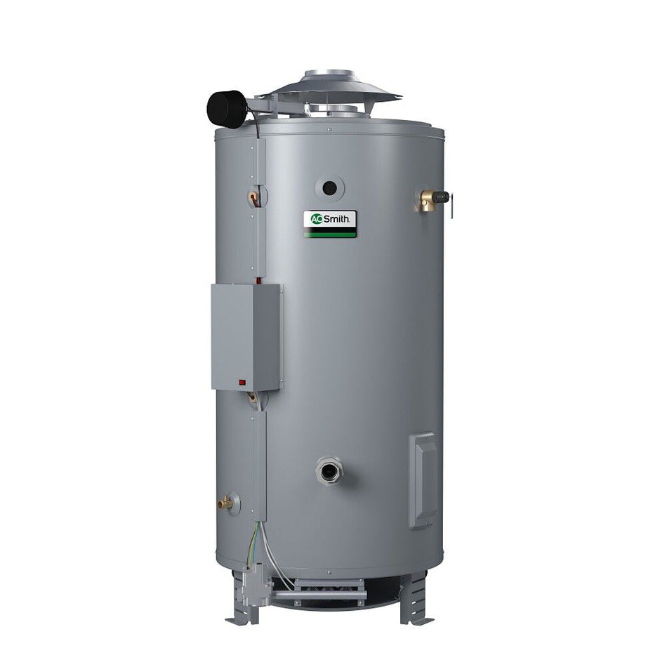 AO Smith BTR-400A 100 Gallon BTR-400 390,000 BTU ASME Commercial Gas Water Heater (NG)