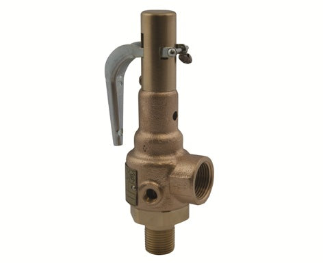 Conbraco 19-MHGA-150 Bronze Safety Valve Brass Trim Metal Seat 1-1/2" NPT Section I Steam 150psi
