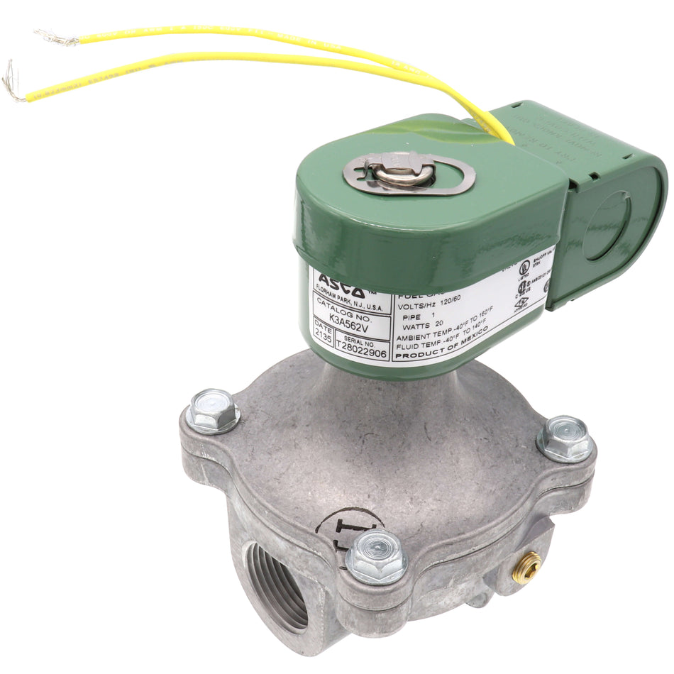 ASCO K3A562U 1" NPT 2-Way Normally Closed Solenoid Valve (120V)