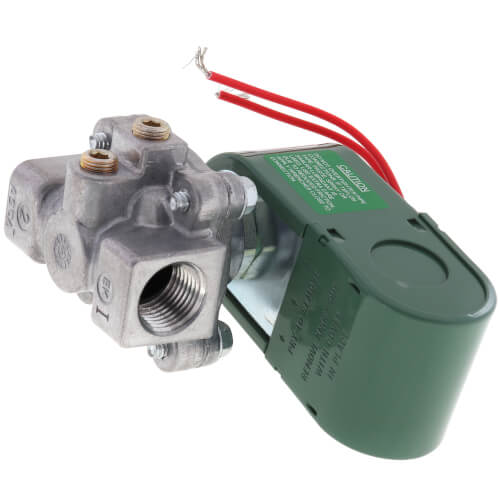 Asco 1/2" 2 Way Normally Closed Low Pressure Gas Shutoff Valve, 120V (350,000 BTU)