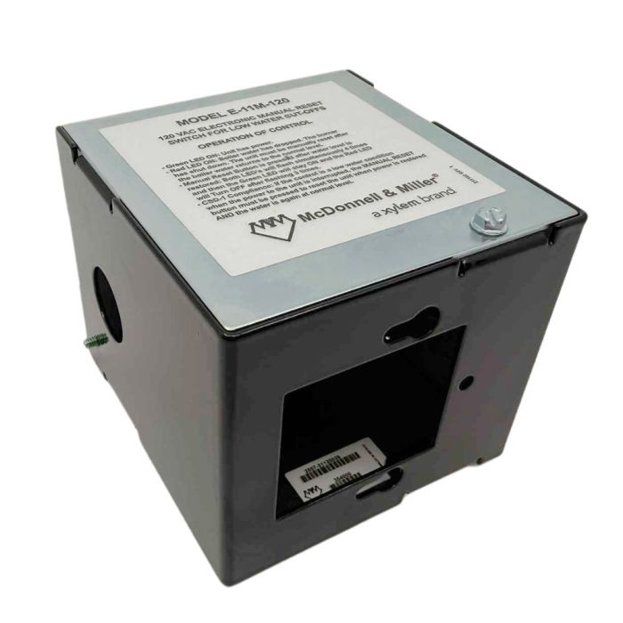 McDonnell & Miller E-11M-120V Manual Reset Switch (354000)