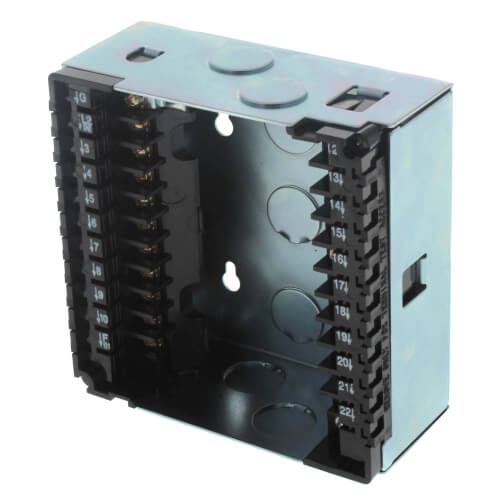 Honeywell Q7800B2003 Metal Wiring Subbase for 7800 Series, 2 Knockouts