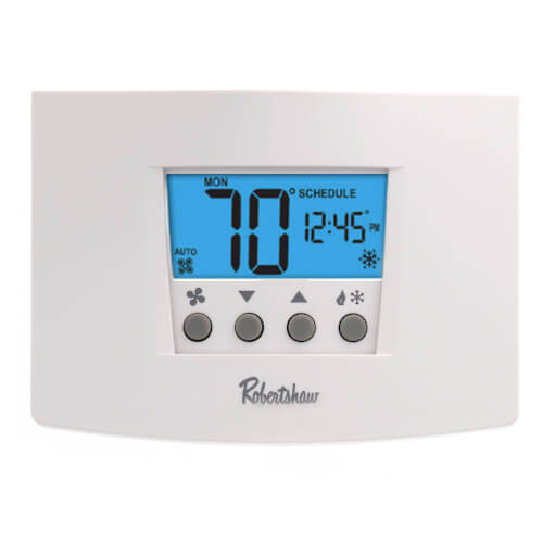 Robertshaw Digital 5-2 Day Programmable Thermostat Heat Pump/Single Stage