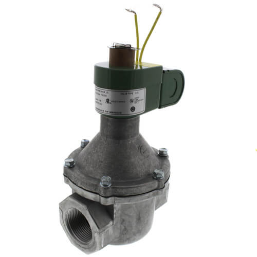 ASCO 1-1/4" 2-Way Normally Open Aluminum Gas Vent Solenoid Valve (1,710,000 BTU, 120V)