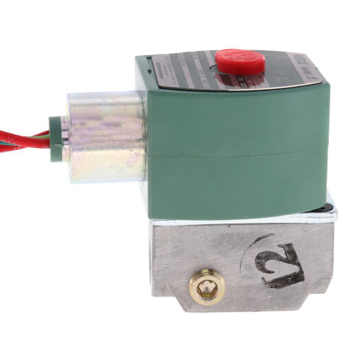 Asco 1/4" 2-Way Normally Closed Direct Acting Pilot Gas Shutoff Valve (120V, 1.1 Cv)