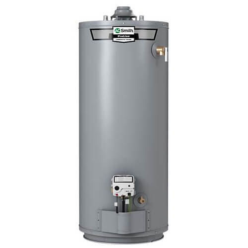 AO Smith XCRL-40 40 Gallon XCRL-40 40,000 BTU ProLine Plus High Efficiency Residential Gas Water Heater, 10 Yr Warranty - Short (NG)